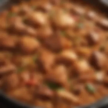 The Heart of Jambalaya: Rice A bowl of perfectly cooked rice, the base of jambalaya