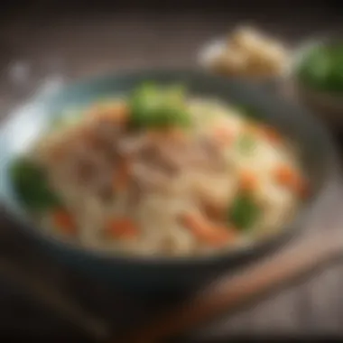 Delicious rice noodle dishes suitable for diabetics