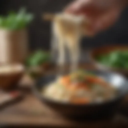 Nutritional analysis of rice noodles
