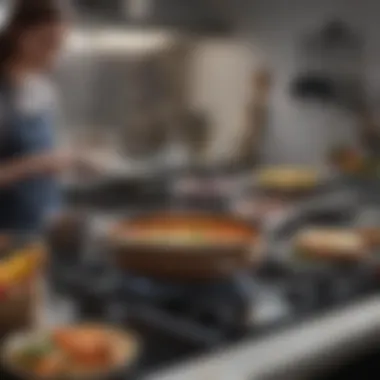 Anolon Cookware in Action on Induction Cooktop