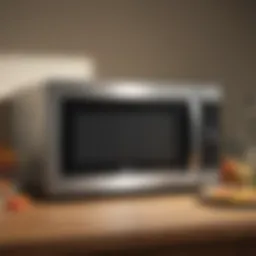 Sleek microwave design without a turntable