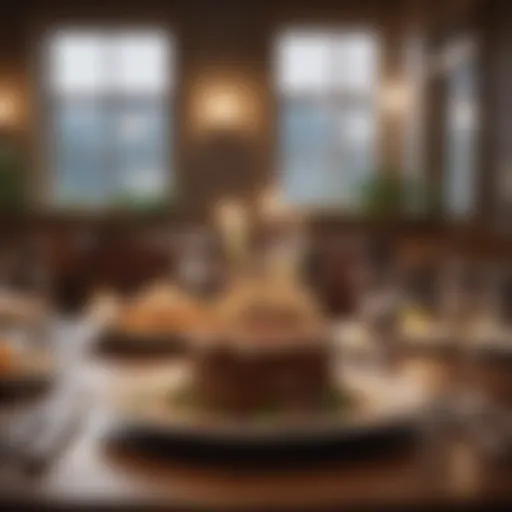 Elegant dining setup for a birthday celebration
