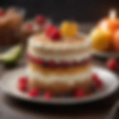 Personalized birthday message displayed on a dessert