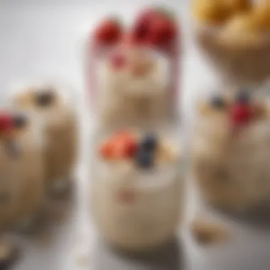 Overnight Oats: A Wholesome Grab-and-Go Breakfast An assortment of delectable overnight oats in mason jars