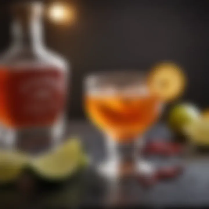 A unique spicy tequila cocktail featuring chili and citrus