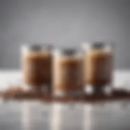 Elegant coffee sugar canister set showcasing unique designs