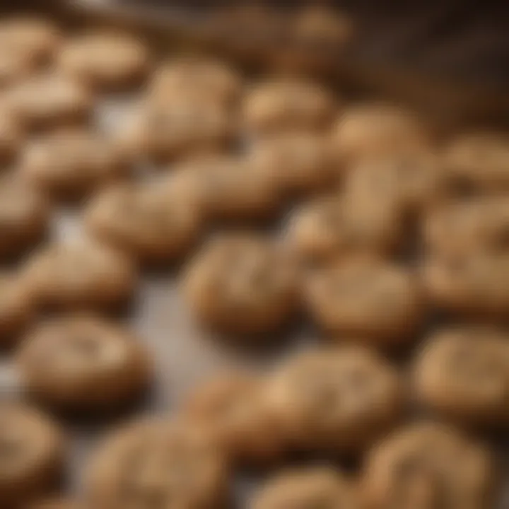 Close-up of a container preserving cookie freshness