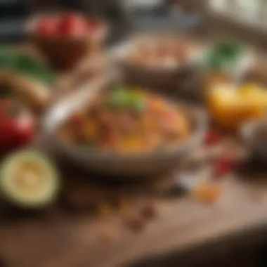 Fresh Ingredients for Culinary Delight A vibrant array of fresh ingredients
