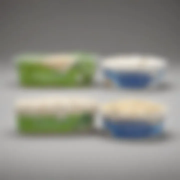 Nutritional facts comparison of different dairy-free cream cheeses