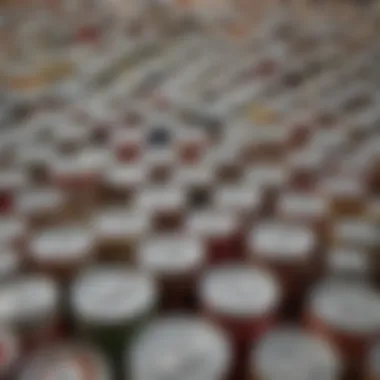 Quality Preservation in Canned Goods A selection of canned goods emphasizing quality preservation