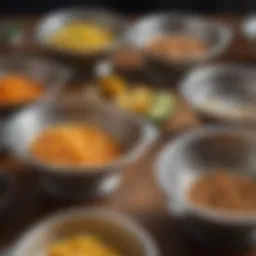 A variety of food strainers showcasing different designs