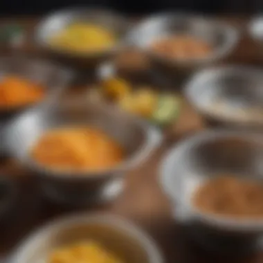 Diverse Designs of Food Strainers A variety of food strainers showcasing different designs