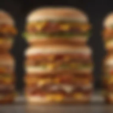 Regional Preferences in Fast Food Sandwiches Map highlighting popular fast food chains in different regions