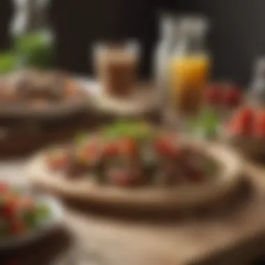 Innovative Culinary Creations with Flatout Creative flatbread dishes presented in an elegant setting