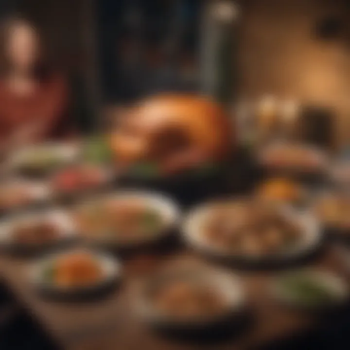 Cozy ambiance for a Friendsgiving gathering