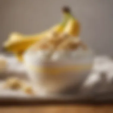 Bowl of Gluten-Free Ingredients A bowl filled with gluten-free ingredients for banana pudding.