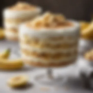 Layered Creamy Gluten-Free Banana Pudding Layered gluten-free banana pudding showcasing its creamy texture.