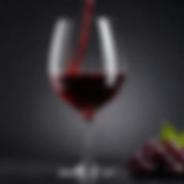 A glass of Cabernet Sauvignon highlighting its deep red color and rich aroma