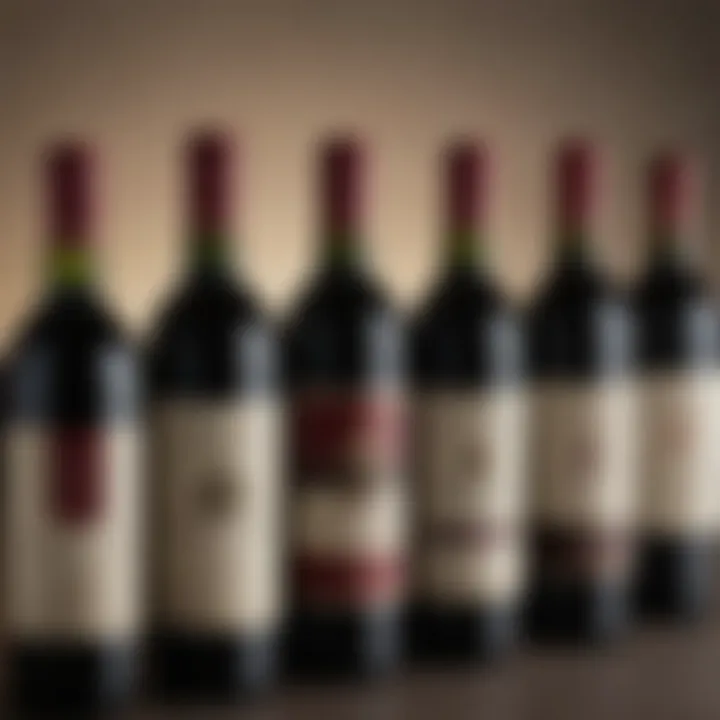 A selection of regional Cabernet Sauvignon bottles from around the world