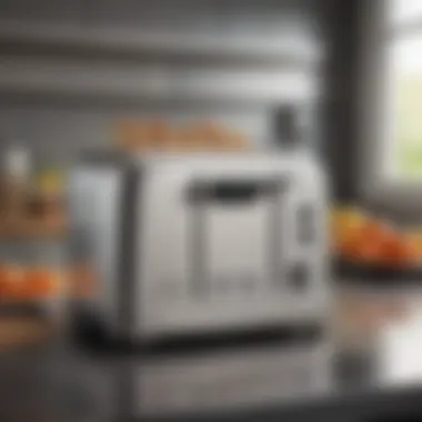 Toaster in a modern kitchen setting