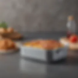 An elegantly designed heat retaining lunch box showcasing its unique insulation features.