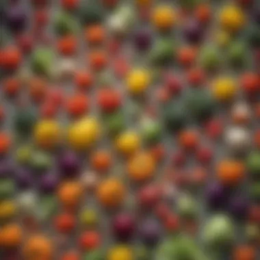 Colorful Veggies for a No Carb Diet Vibrant vegetables showcasing a no carb meal