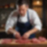 Artisan cuts of meat displayed elegantly
