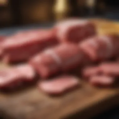 A selection of gourmet meats ready for culinary use
