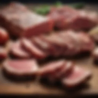 Choosing the Ideal Cuts for Roasting Selection of various meat cuts for roasting