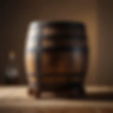 Heritage of Sake: A Traditional Barrel A traditional sake barrel, symbolizing heritage