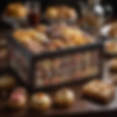 Exquisite Gift Box of Sweets An elegant gift box filled with an array of bakery sweets, perfect for special occasions