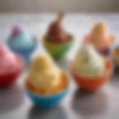 Unique Flavor Combinations Unique flavor combinations showcased in colorful bowls