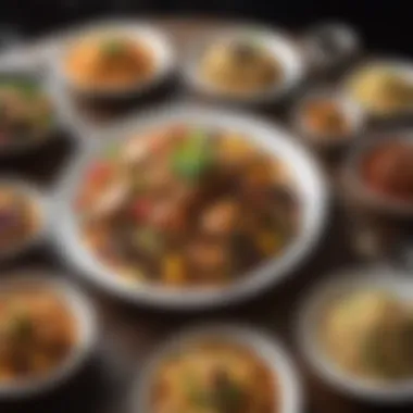 Unique Flavors of Fusion Cuisine Fusion cuisine dish showcasing unique flavors
