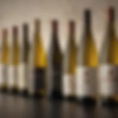 An array of Riesling bottles from different regions