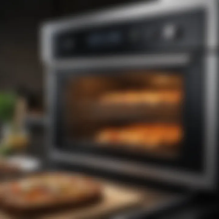 Versatile small oven showcasing a variety of culinary delights prepared inside