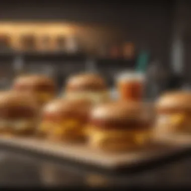 Delicious Breakfast Sandwiches at Starbucks A vibrant display of Starbucks breakfast sandwiches