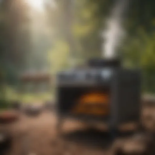 Camp Chef Outdoor Oven in a scenic outdoor setting