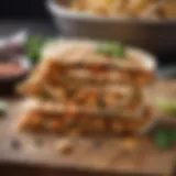 Delicious Chipotle Chicken Quesadilla ready to be served