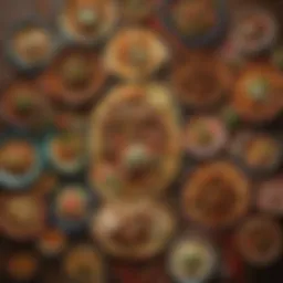 A vibrant spread of traditional spicy Mexican dishes showcasing rich colors and textures.