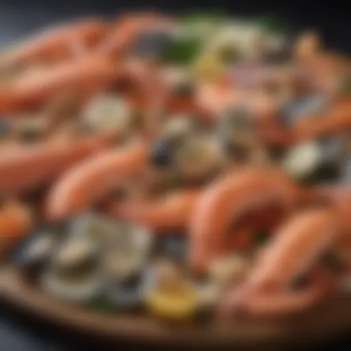 Fresh seafood assortment highlighting nutritional benefits