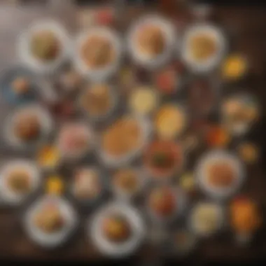 Exquisite Brunch Table Spread A beautifully arranged brunch table with a variety of dishes