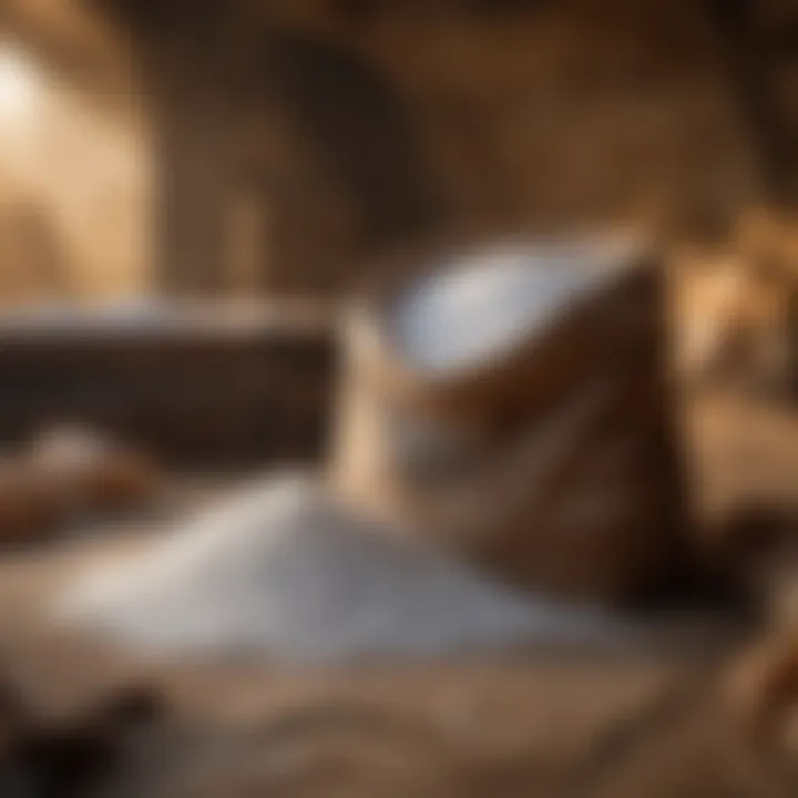 An ancient salt mine highlighting the historical significance of salt extraction.