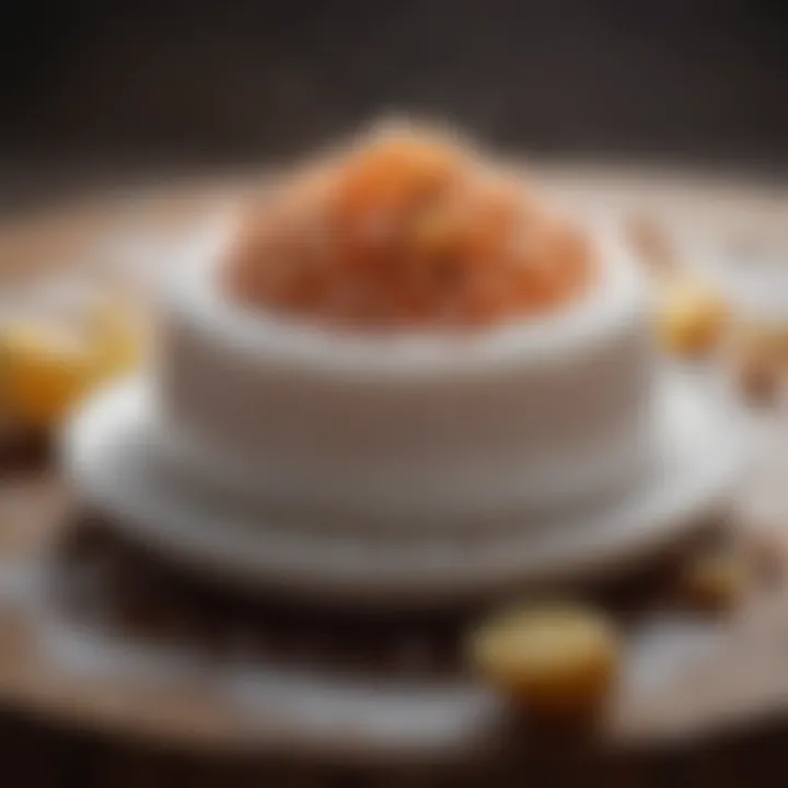 A beautifully plated dish enhanced with artisanal salt, emphasizing flavor enhancement.