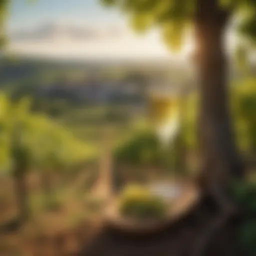 Vibrant vineyard landscape in Germany showcasing Riesling grapes