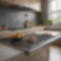 Elegant large drainboard enhancing kitchen aesthetics