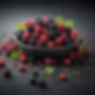Nutritional Breakdown: Blackberries Unveiled An infographic displaying the vitamin and mineral content of blackberries