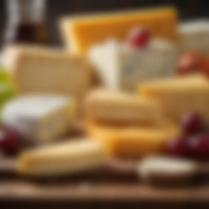 Nutritional breakdown of cheese varieties