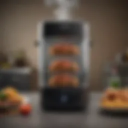 Electric smoker showcasing advanced technology