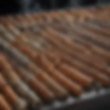 Diverse Range of Smokers Available Smokers lined up showcasing variety