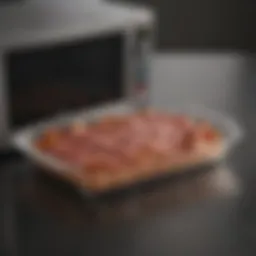 Walmart microwave bacon tray showcasing its sleek design